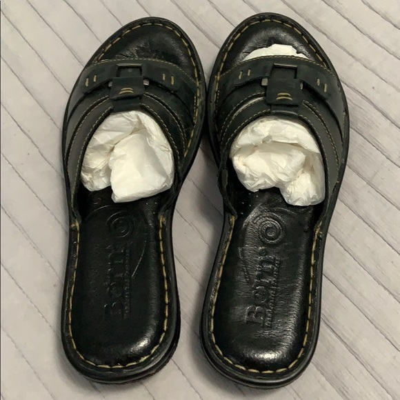 Born Black Handcrafted Slide Sandals - Picture 7 of 7